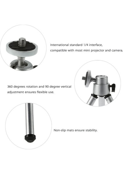 Zuomee Esnetilebilir Taşınabilir Mini Prktör ve Telefon Üçayak Tutucu (Yurt Dışından) fırsatları