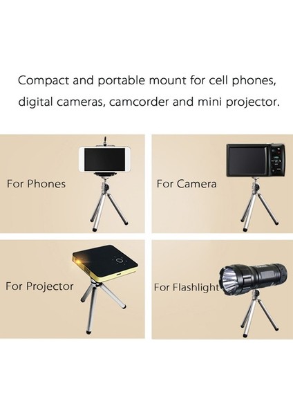 Zuomee Esnetilebilir Taşınabilir Mini Prktör ve Telefon Üçayak Tutucu (Yurt Dışından) indirimleri