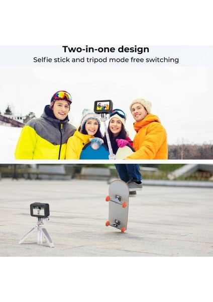 Zuomee Uzatılabilir Alüminyum Sie Çubuğu Tripod 32 cm 2kg Gopro Hero 9-12 (Yurt Dışından) fırsatları