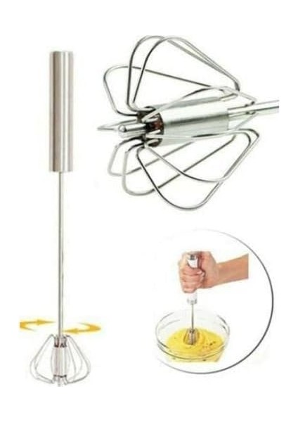 Bas Çek Mikser Basmalı Yumurta Omlet Çırpıcı