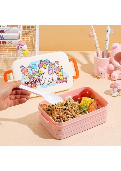 Karikatür Çocuk Öğle Yemeği Kutusu Öğrenci Öğle Yemeği Kutusu (Yurt Dışından) fırsatları