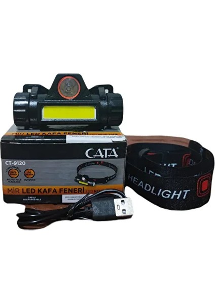 CT-9120 Madenci Ledli Kafa Lambası Madenci Feneri Şarjlı Kolay Kullanım Geniş Açı ve Uzak Mesafe Fonksyonlu indirimleri