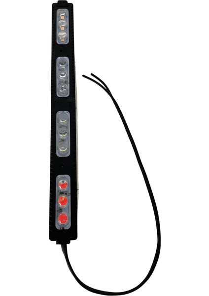 12 Volt 12 Ledli 12 Watt 4 Renkli Kırmızı-Mavi-Amber-Beyaz Animasyonlu Çakar Modül LED (5 Adet) modelleri