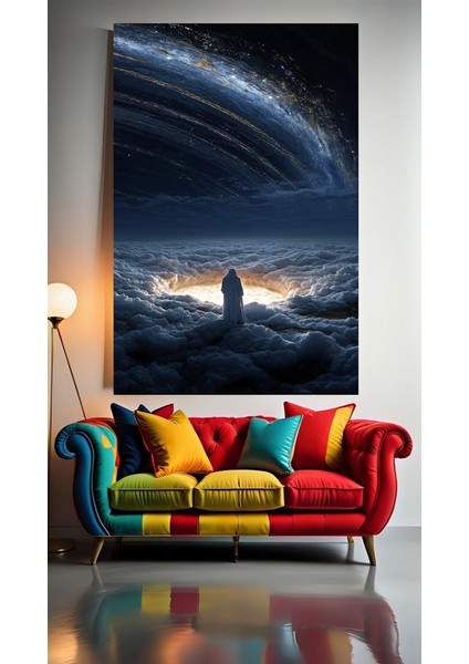 Ruhani Boyutlar V1 Ev Duvar Salon Güzellik Salonu Ofis Dükkan Dekarasyon Kanvas Tablo