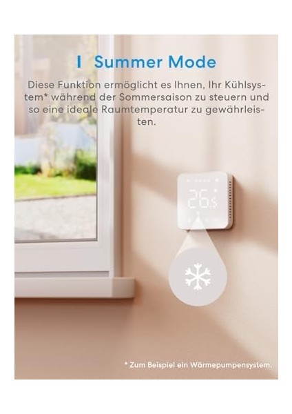 Akıllı Termostat, Kombi Sistemi Kontrolü, Isıtma & Soğutma, Wi-Fi Oda Termostatı, Uzaktan Kontrol, Hassas Isı Ayarı, LED Dokunmatik Ekran, Elektrikli Termostat, Dokunmatik Ekran, Beyaz modelleri