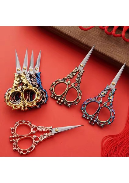 Söz Nişan Makası, Kuşlu Kurdele Açılış Özel Gün Merasim Dikiş Nakış Makası Gold modelleri