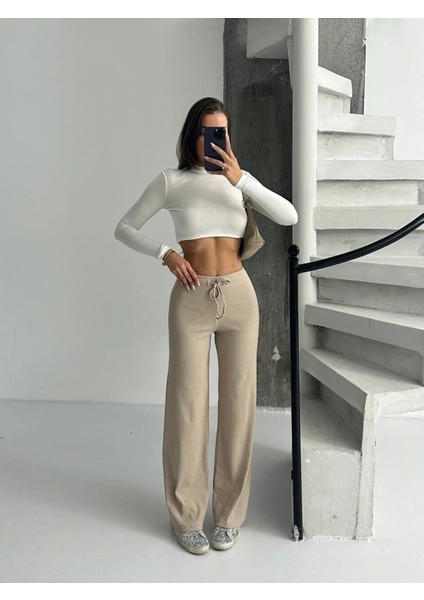 Fit Comfort Bej Salaş Pantolon fırsatları