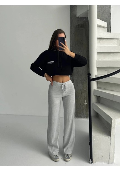 Fit Comfort Gri Salaş Pantolon indirimleri