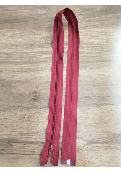 Plastik Dişli Fermuar 80CM Bordo 1 Adet modelleri