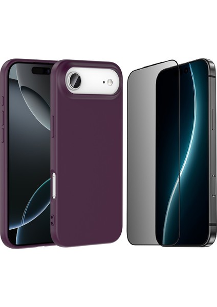 iPhone 17 Air Kılıf Zore Mara Lansman Kapak + Hayalet Ekran Koruyucu