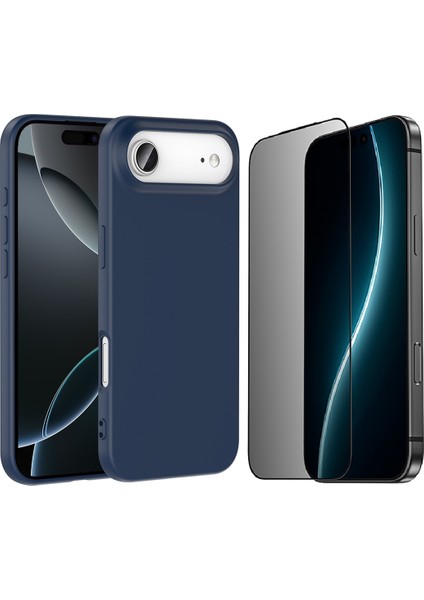 iPhone 17 Air Kılıf Zore Mara Lansman Kapak + Hayalet Ekran Koruyucu