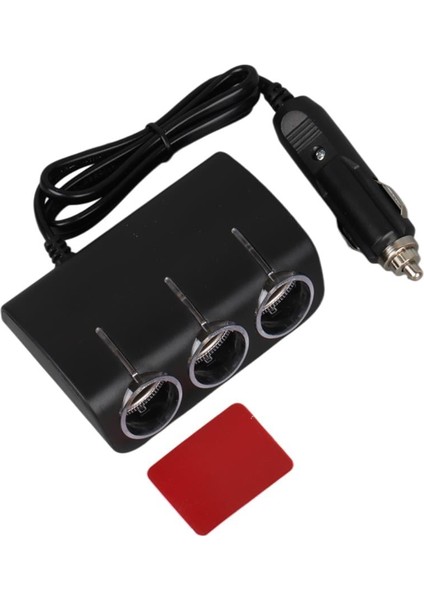 1521 12-24V 120W 80 cm Kablolu 3'lü Araç Çakmak Çoklayıcı indirimleri