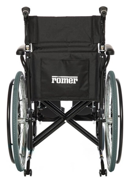 Römer Baldır Destekli Manuel Tekerlekli Sandalye | Ayarlanabilir Katlanabilir Gövde Yapısı R221B