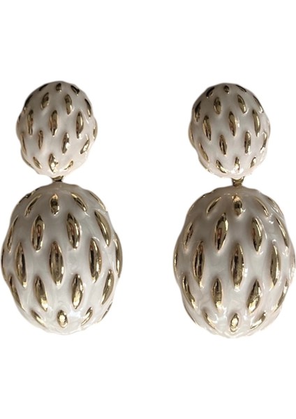 Sallantılı Oval Küpe