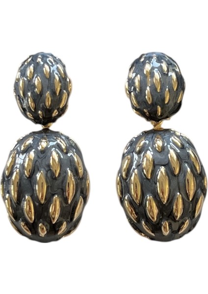Sallantılı Oval Küpe