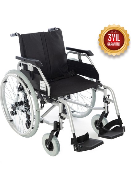 Römer Lüx Alüminyum Manuel Tekerlekli Sandalye|6 Tekerlekli, Katlanabilir ve Ayarlanabilir Yapı R223