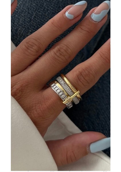 Ithal Çelik Marka Çoklu Yüzük No:1