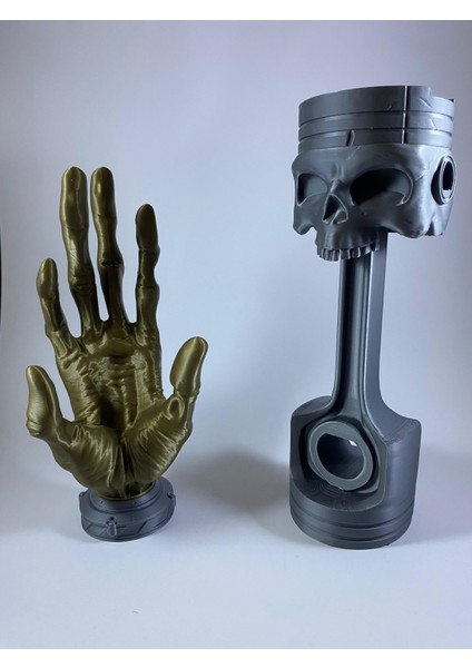 Oyunculara Özel 3D Tasarım Pistonlu Kulaklık & El Kontrol Standı Seti - Gamer Set"