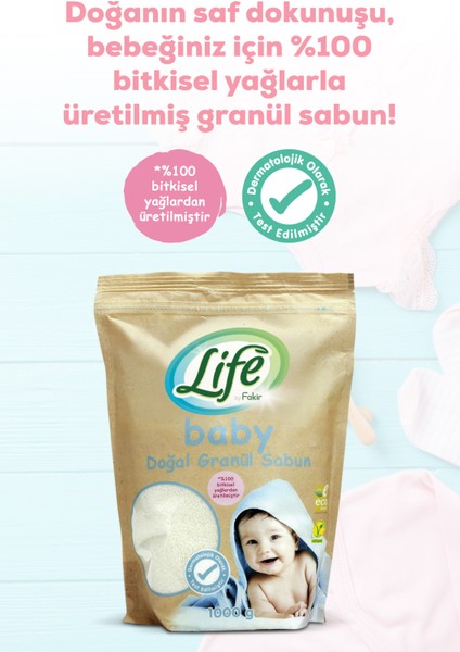 Doğal Bebek Granül Toz Sabun 1 kg x 6 Adet Avantaj Seti modelleri