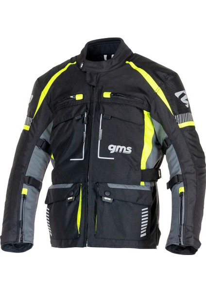 Everest 3'ü 1 Arada Tur Ceketi - Black Anthracit Yellow