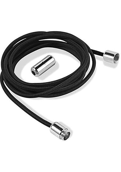 Metal Vidalı Kilitli Akıllı Elastik Outdoor Ayakkabı Bağcığı Yuvarlak 100CM 1 Çift fiyatları