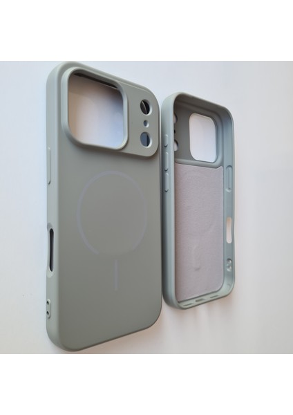 iPhone 17 Pro Magsafe ile Uyumlu Yumuşak Soft Mükemmel Manyetik Esnek Lansman Silikon Kılıf fiyatları