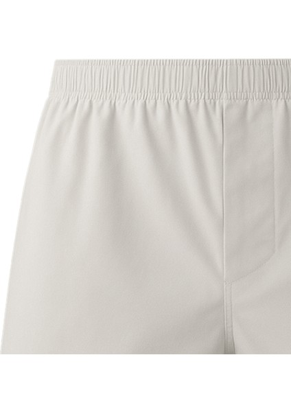 Erkek Pamuklu Poplin Boxer, Tekli Paket, Kırık Beyaz, Large