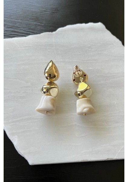 Taşlı Damla Küpe modelleri