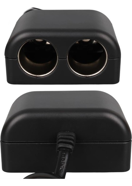 1526 12-24V Tek USB Girişli 120W 80 cm Kablolu 3'lü Araç Çakmak Çoklayıcı fırsatları