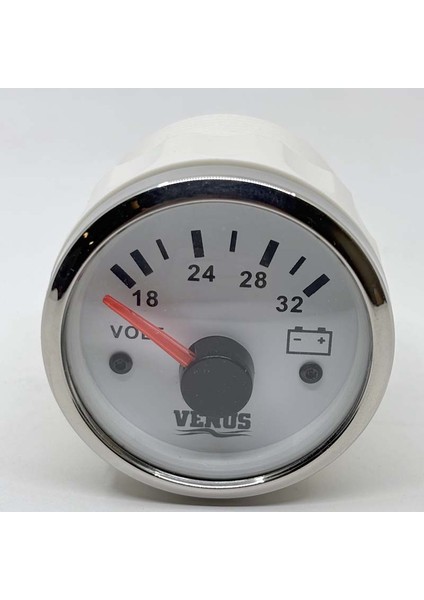 Marin Tip Voltmetre Beyaz Göstergeli 18 - 32 Amper