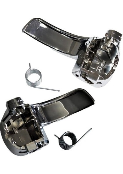 Nissan Qashqai J10 2007-2013 Uyumlu Ön ve Arka Uyumlu , Sağ Kapı Iç Açma Kolu Krom 1 Adet indirimleri