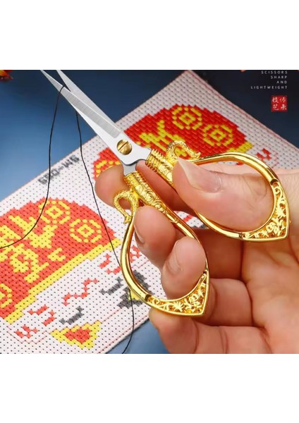 Kuğu Söz Nişan Makası, Kurdele Açılış Özel Gün Merasim Dikiş Nakış Makası Gold fiyatları