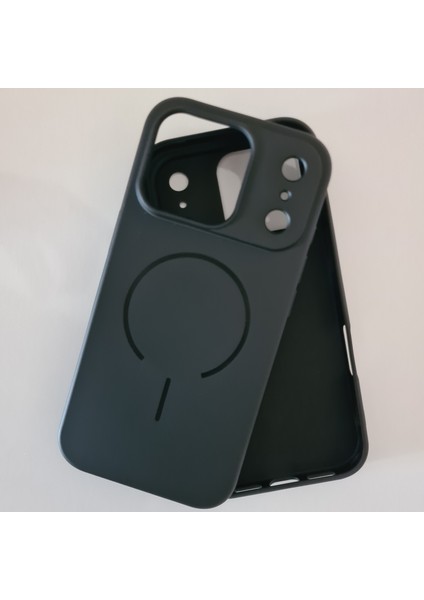 iPhone 17 Promax Magsafe ile Uyumlu Yumuşak Soft Mükemmel Manyetik Esnek Lansman Silikon Kılıf