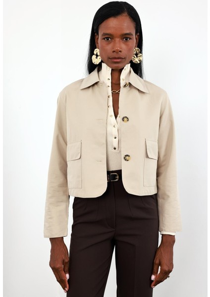 Taş Gabardin Ceket 0163