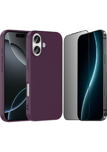 iPhone 17 Kılıf Zore Mara Lansman Kapak + Hayalet Ekran Koruyucu