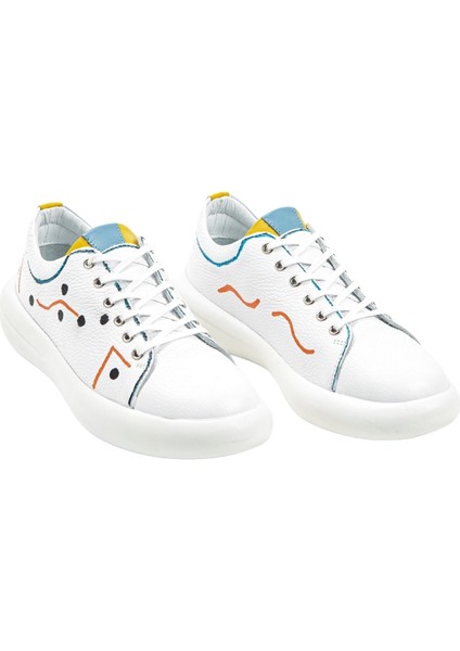 2614201 Hakiki Deri Erkek Sneaker Ayakkabı fiyatları