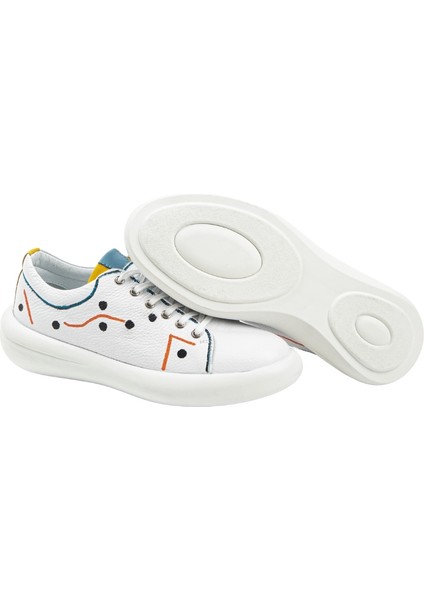 2614201 Hakiki Deri Erkek Sneaker Ayakkabı modelleri