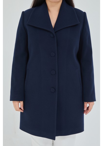 Kadın Büyük Beden Mendil Yaka Kaban fiyatları