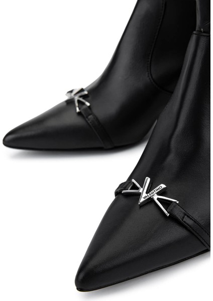 Kadın Hakiki Deri Siyah Topuklu Bot 1040 91D2548 Bn Bot SK25-26 Black fırsatları