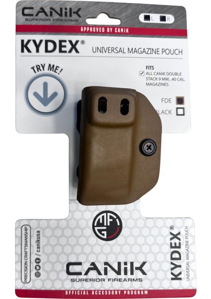 Mfg Kydex Canik Tekli Şarjör Kılıfı (Coyote Brown)