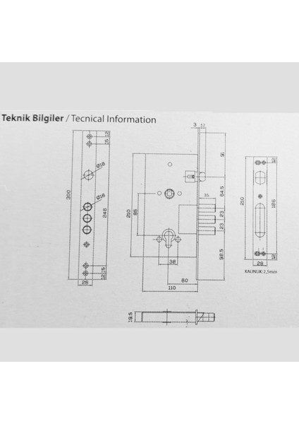 Monoblok Kilit Kasası Alt (Barelsiz) fırsatları