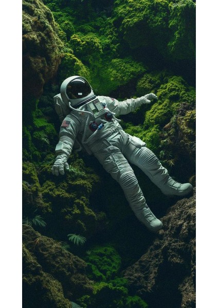 Yorgun Astronot V20 Ev Duvar Salon Güzellik Salonu Ofis Dükkan Dekarasyon Kanvas Tablo fiyatları