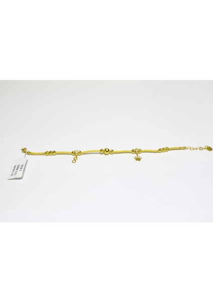 14 Ayar Altın Sonsuzluk Taç Dorikalı Bileklik Künye fırsatları