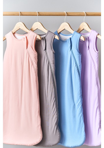 Organik Bambu Uyku Tulumu – 1.0 Tog Giyilebilir Battaniye, Çift Taraflı Fermuar