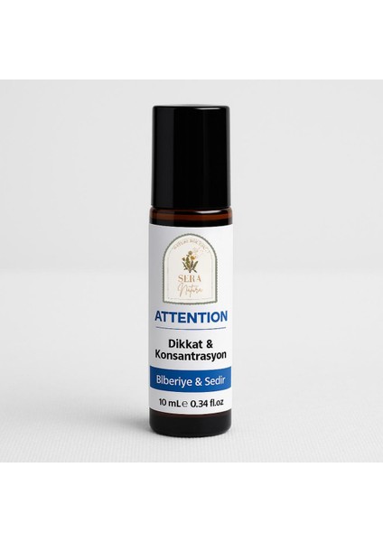 ATTENTION Dikkat & Konsantrasyon Arttırıcı Aromaterapik Yağ 10 ml. %100 Saf