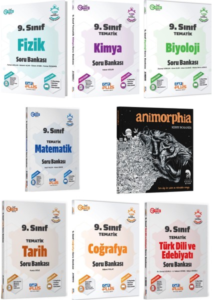 2026 Çap Yayınları 9. Sınıf Soru Bankası Seti 8 Kitap