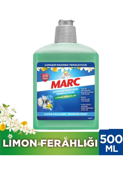 Çamaşır Makinesi Temizleyici Limon Ferahlığı 500ML
