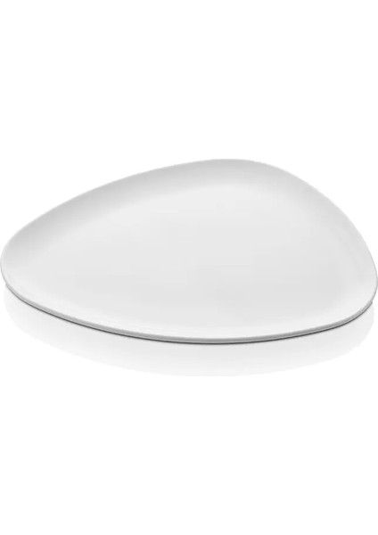 6135.PW - Bermuda 3'lü Beyaz Servis Tabak Seti 35X27,5 Cmthermoset Melamin