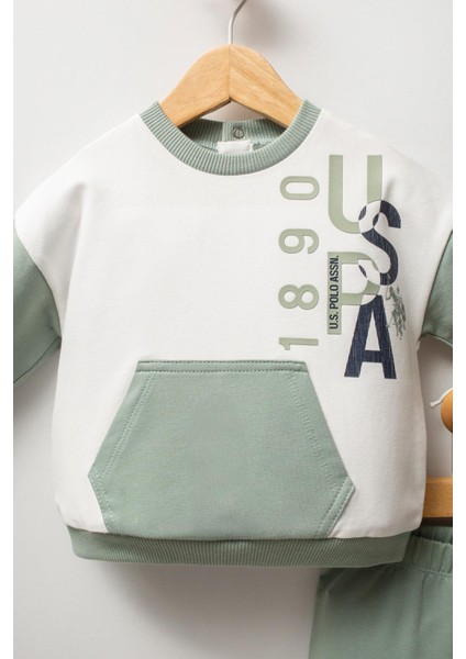 USB2554 - Yeşil - U.s. Polo Assn Bebek Erkek Bebek 2li Takım fiyatları