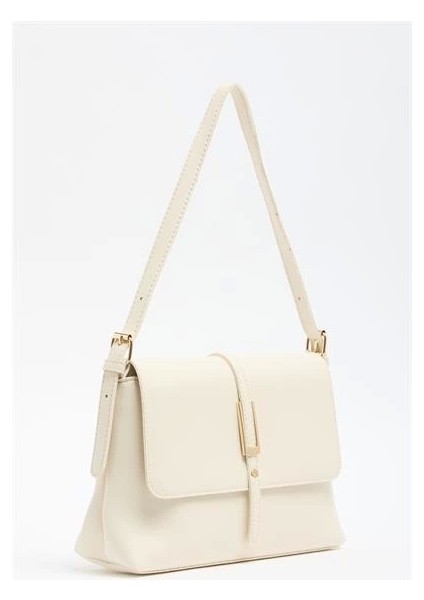 Kadın Pu Deri El ve Omuz Çantası Toka Detaylı Günlük Kullanım Özenle Seçilmiş Rahat Kullanım